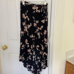 American Eagle Floral Maxi Skirt